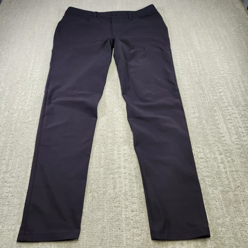 Lululemon Pants Men 31x34 ABC Slim Fit Performance Chino Black Golf Athleisure